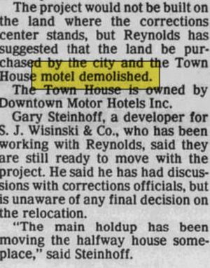 Town House Motel - Jan 13 1987 Wrecking Ball